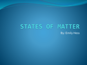 states of matter