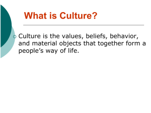 What is Culture?