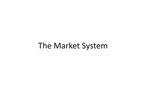 The Market System