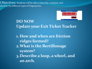 What is the Bertillonage system?