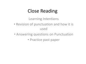 Close Reading