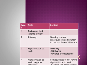 civic education j s s 3 scheme of work