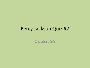 Percy Jackson Quiz #2