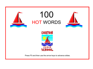 100 THRASS HOTWORDS® - ik