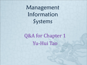 Management Information Systems