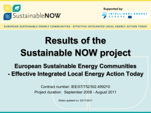 English - Sustainable Now