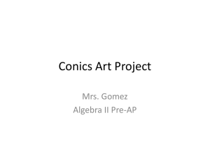 Conics Art Project