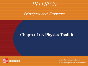 A Physics Toolkit