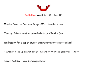 Red Ribbon Week Schedule