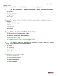 Engineering Careers Test KEY