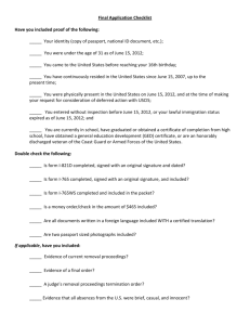 Final packaging checklist