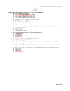 Answer Key Chap 5 Quiz