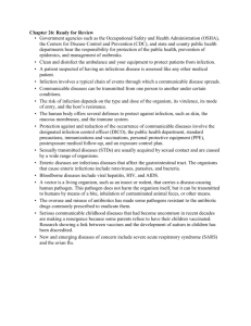 Chapter 26: Infectious Diseases