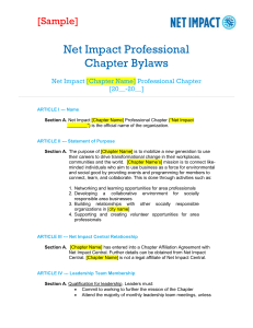 view sample Net Impact chapter bylaws here