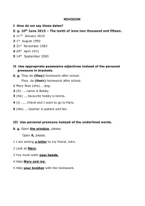 REVISION I How do we say these dates? E. g. 10th June 2015 – The