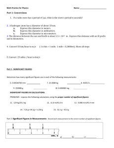 Math Practice for Physics