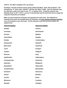 Semantic map word list 12-07-12