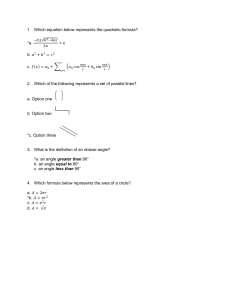 Respondus DOCX Sample File