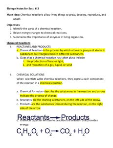 Chemical Reactions