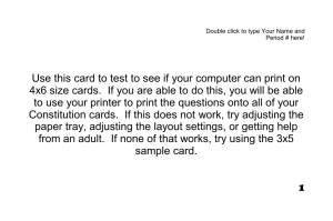 Constitution Study Cards