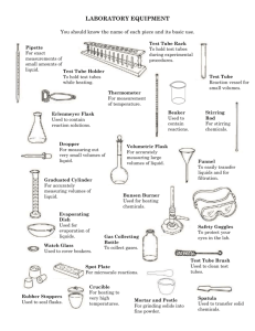 Lab Equipment Handout