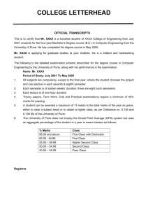 Sample Transcript Format