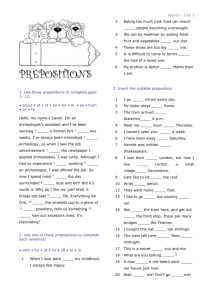 PREPOSITIONS