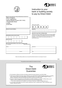 SMF Mandate - Bank of England