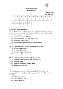 Microeconomics II