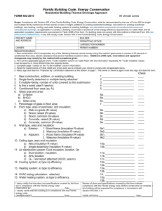 Florida Building Code, Energy Conservation