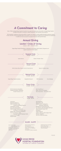 Donor Wall.cdr - Eagle Ridge Hospital Foundation