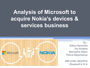 Market Growth VS Market Share Mobile Device Microsoft