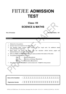 Class 7-PRACTICE PAPER