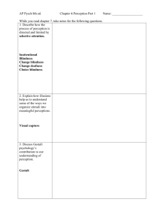 Psychology 12/AP Chapter 9