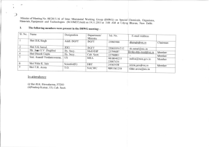 08/AM16 - Directorate General of Foreign Trade