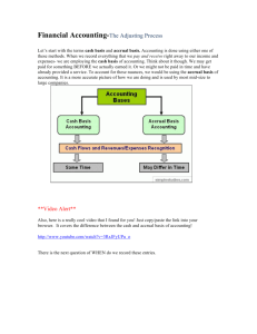 Financial Accounting-The Adjusting Process