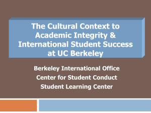 Getting Your International Students to Berkeley