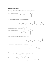 Naming Alkanes