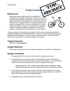 Project 1.1.6 Compound Machine Design