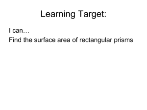 surface area and volume Power Point