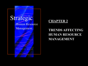 Strategic Human Resource Management