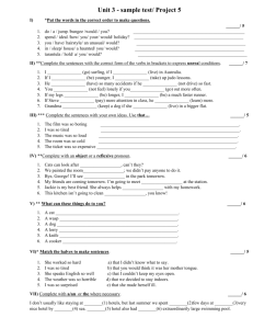 Unit 3 - sample test/ Project 5