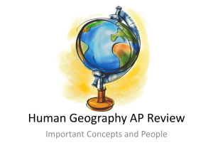 Geography AP Review