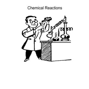 chemical reactions