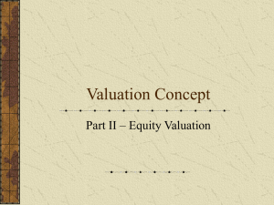 Nonconstant Growth Stock