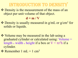 Density