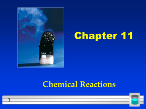 Describing Chemical Reactions