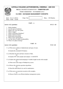 CA 3800 - Loyola College