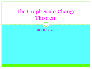 The Graph Scale-Change Theorem