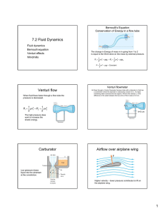 7.2 Fluid Dynamics